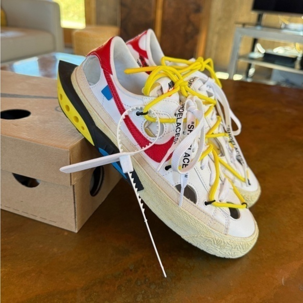 Nike x Off-White x Virgil Abloh Blazer Low Sneakers (Size W8.5) 💫RARE & SOLD OUT